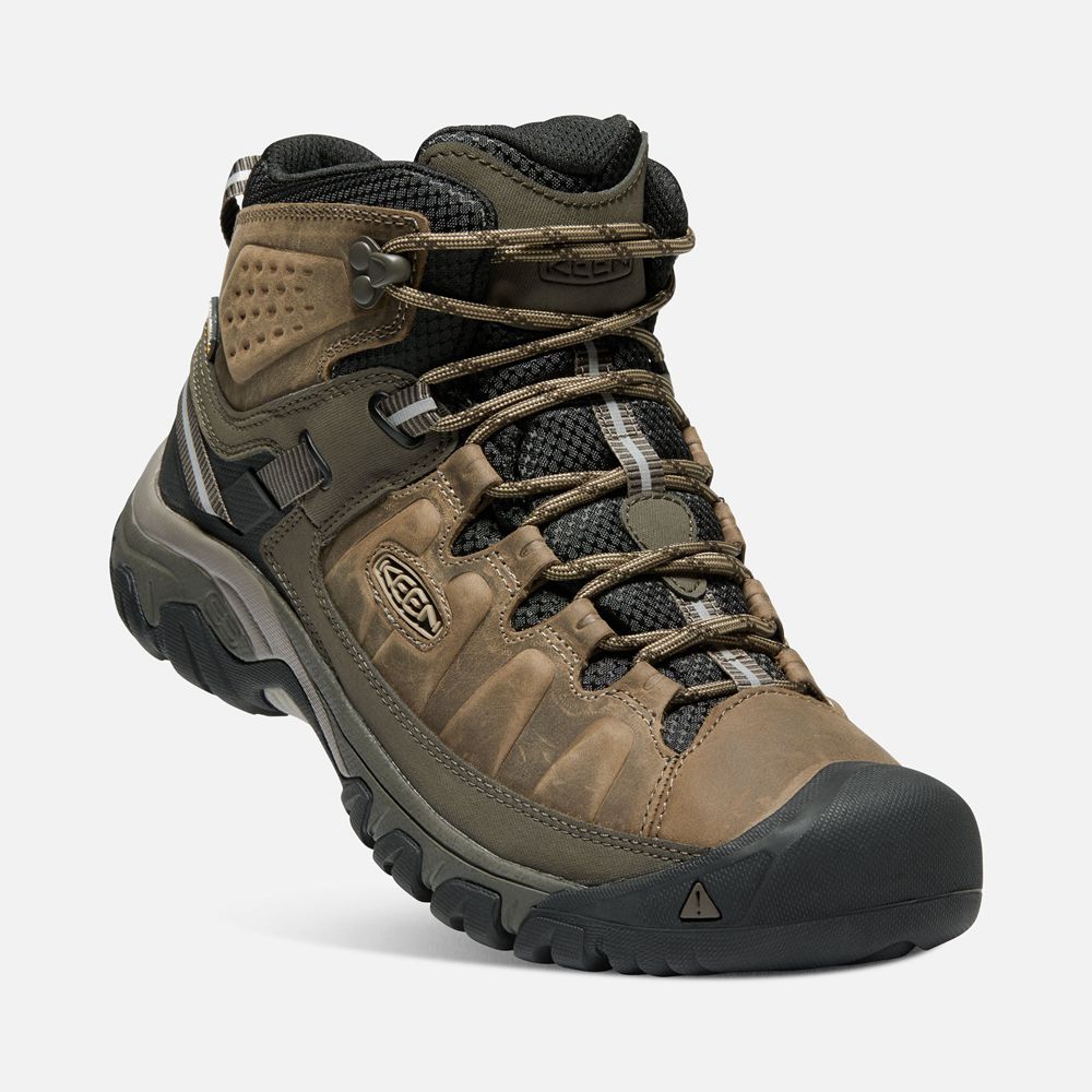 Keen Outdoor Bot Erkek Kahverengi - Targhee Iii Waterproof Mid - Türkiye XSVC50764